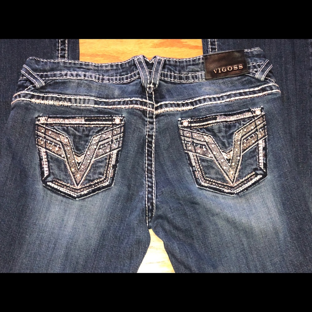 Vigoss Jeans. Like New! Dark Denim Blue